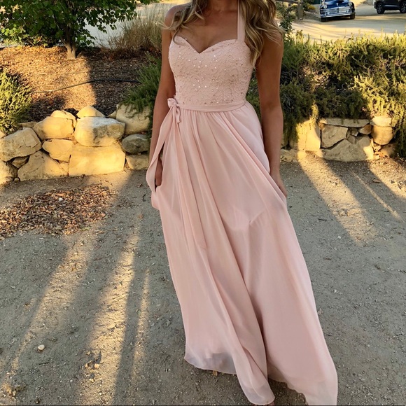 Mori Lee Dresses & Skirts - Mori Lee Madeline Gardner Blush Bridesmaid Dress